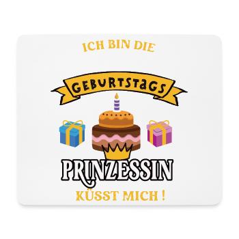 Airsoft Birthday Player Coach Geb Cake - Mouse Pad (horizontal) - white - Front