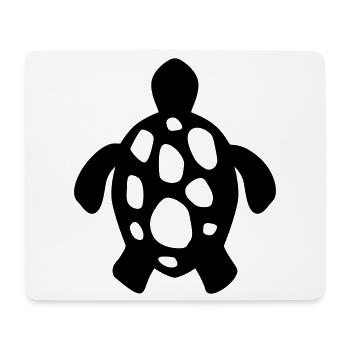 Meeresschildkröte – Unterwasser & Strand-Motiv - Mousepad (Querformat) - Weiß - Vorne