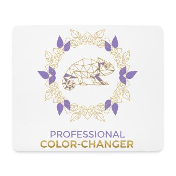 Farbwechsel-Profi - Mousepad (Querformat) - Weiß - Vorne