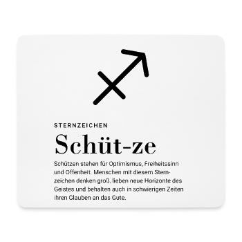 Signe du zodiaque Sagittaire - Tapis de souris (format paysage) - blanc - Devant