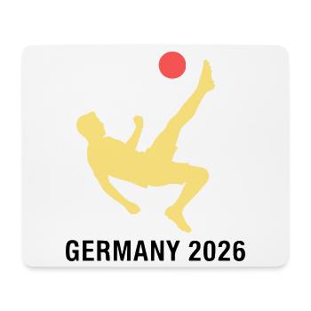 Fußballer 2026 Deutschland Fan - Mousepad (Querformat) - Weiß - Vorne