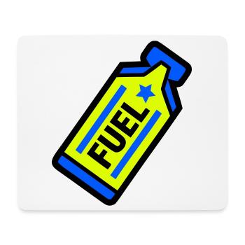 Fuel Energy Gel Ausdauer Sport - Mousepad (Querformat) - Weiß - Vorne