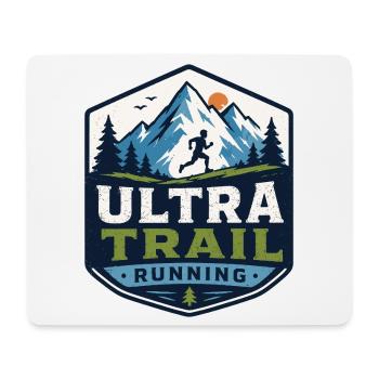 Ultra-Trailrunning - Mousepad (Querformat) - Weiß - Vorne