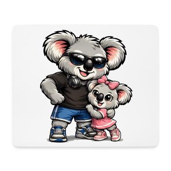 Süßer Koala – Großer Bruder - Mousepad (Querformat) - Weiß - Vorne