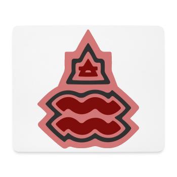 Zodiac Tribal Aquarius and Air - Mouse Pad (horizontal) - white - Front
