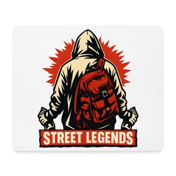 Street Legends Pullover Hoodie Motif - Mouse Pad (horizontal) - white - Front