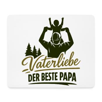 Vaterliebe: Der beste Papa - Mousepad (Querformat) - Weiß - Vorne