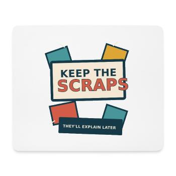 Junk Journal – Bewahre die Reste auf - Mousepad (Querformat) - Weiß - Vorne
