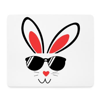 Rabbit, Rabbit, Easter rabbit - Mouse Pad (horizontal) - white - Front