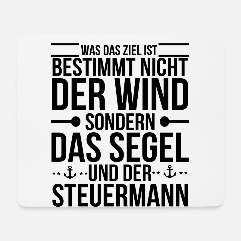 Segeln - Mousepad (Querformat) - Weiß