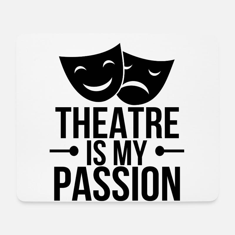 theatre - Mouse Pad (horizontal) - white