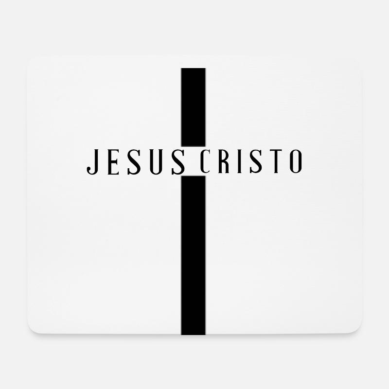 Jesus Christus - Mousepad (Querformat) - Weiß