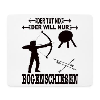 Bogenschütze - Mousepad (Querformat) - Weiß - Vorne
