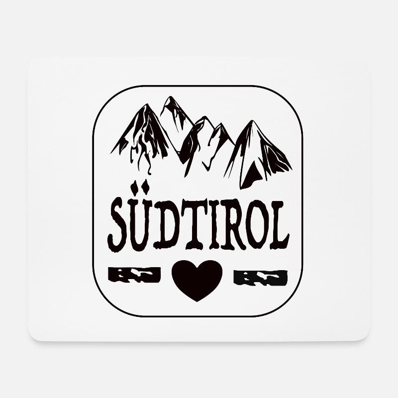 Südtirol - Mousepad (Querformat) - Weiß