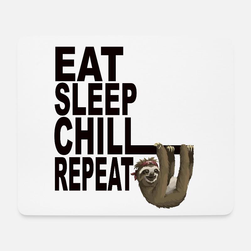 Sloth - Mouse Pad (horizontal) - white