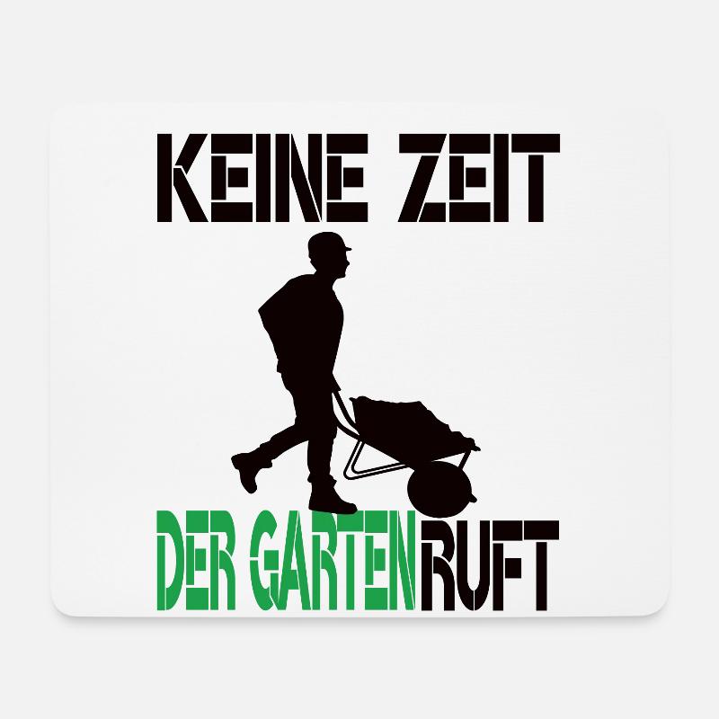 Garten - Mousepad (Querformat) - Weiß