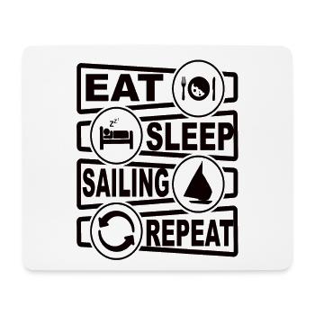 sailing - Mouse Pad (horizontal) - white - Front