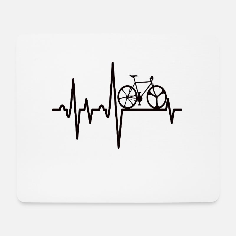 Radsport - Mousepad (Querformat) - Weiß