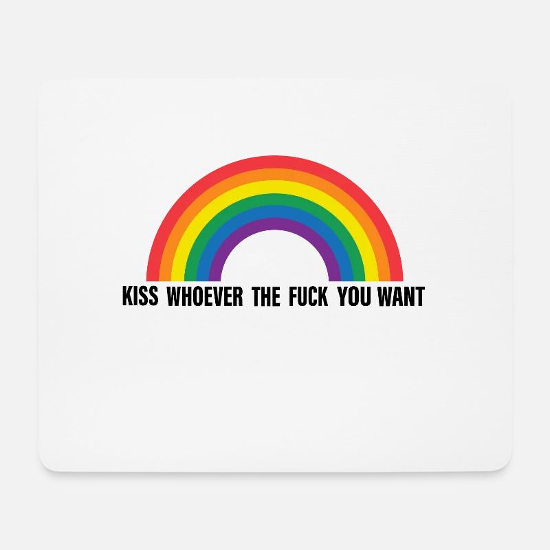 pride regenbogen - Mousepad (Querformat) - Weiß