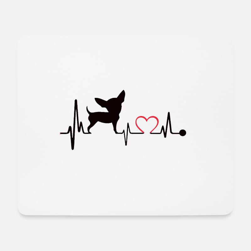 Chihuahua - Mousepad (Querformat) - Weiß