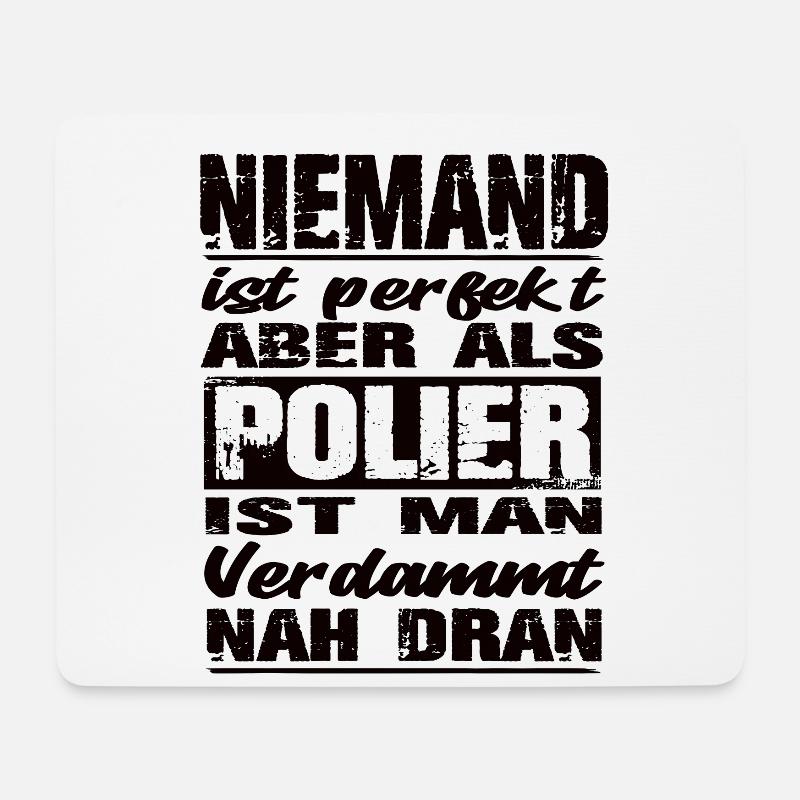 Polier - Mousepad (Querformat) - Weiß