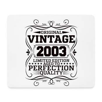 Vintage 2003 Édition Limitée Originale - Tapis de souris (format paysage) - blanc - Devant
