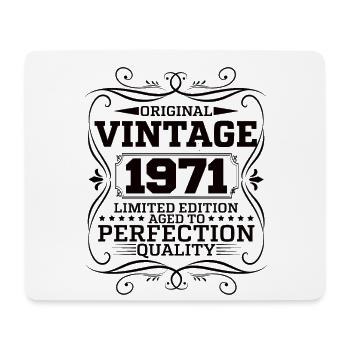 Vintage 1971 Original Limited Edition - Mousepad (Querformat) - Weiß - Vorne