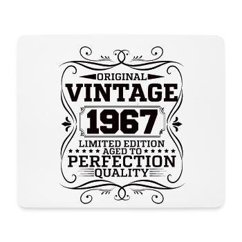 Vintage 1967 Édition Limitée Originale - Tapis de souris (format paysage) - blanc - Devant