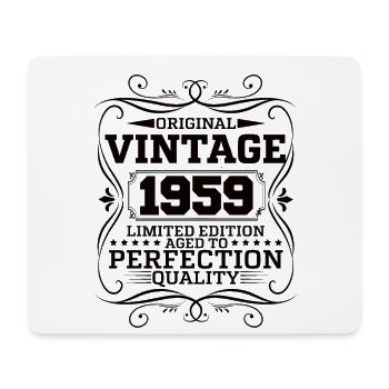 Vintage 1959 Original Limited Edition - Mousepad (Querformat) - Weiß - Vorne