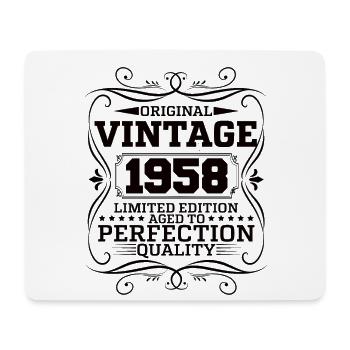 Vintage 1958 Original Limited Edition - Mousepad (Querformat) - Weiß - Vorne