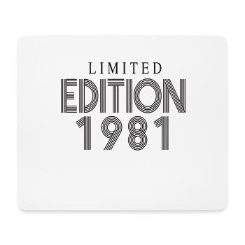 Édition limitée 1981 - Tapis de souris (format paysage) - blanc - Devant