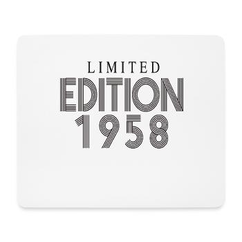 Limited Edition 1958 - Mousepad (Querformat) - Weiß - Vorne