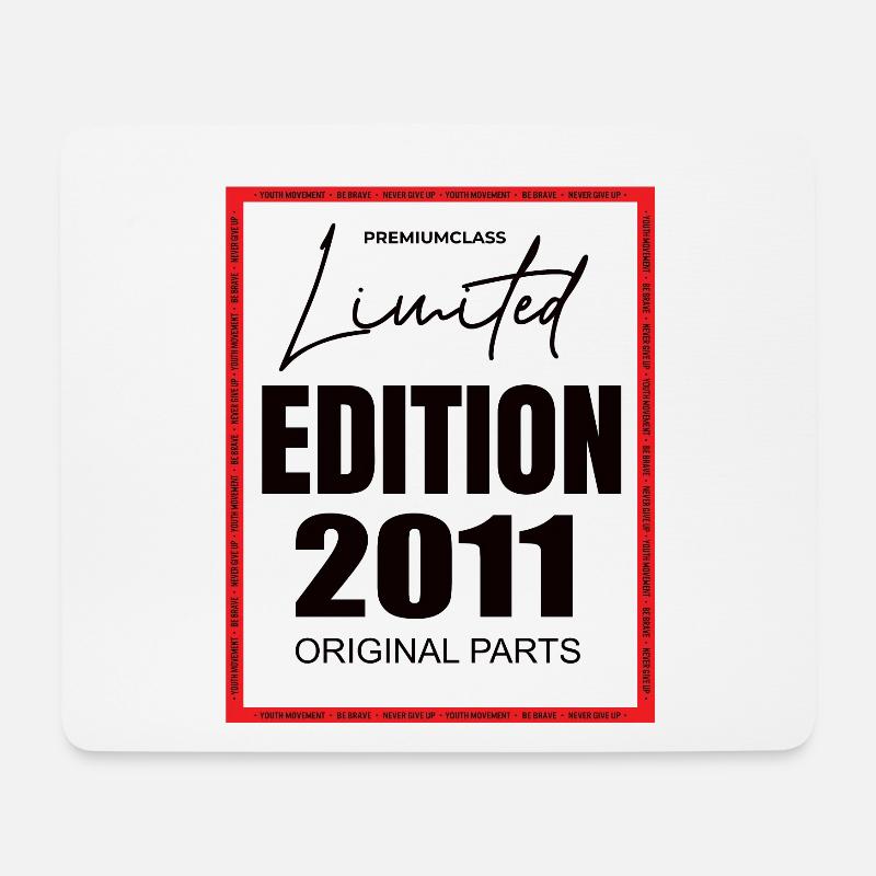 Limited Edition 2011 - Mousepad (Querformat) - Weiß