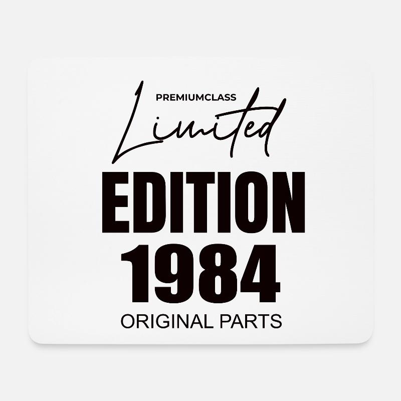 Limited Edition 1984 - Mousepad (Querformat) - Weiß