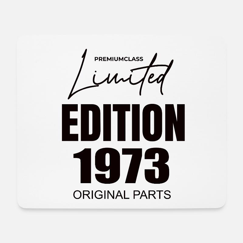 Limited Edition 1973 - Mousepad (Querformat) - Weiß