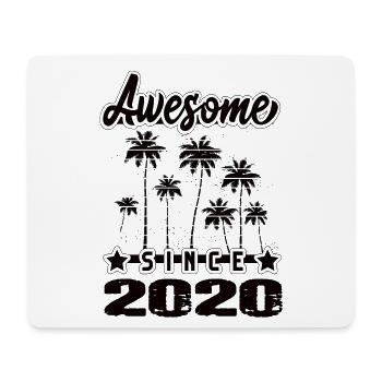 Génial depuis 2020 - Tapis de souris (format paysage) - blanc - Devant
