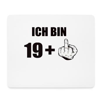 20 Geburtstag - Mousepad (Querformat) - Weiß - Vorne