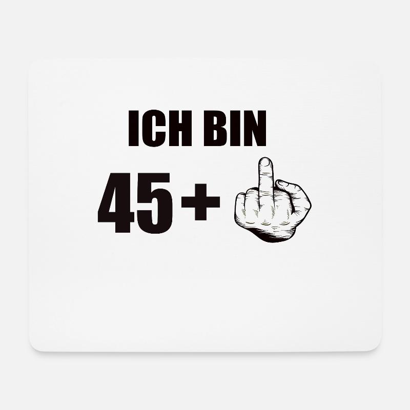 46 Geburtstag - Mousepad (Querformat) - Weiß