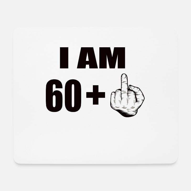 61 Geburtstag - Mousepad (Querformat) - Weiß