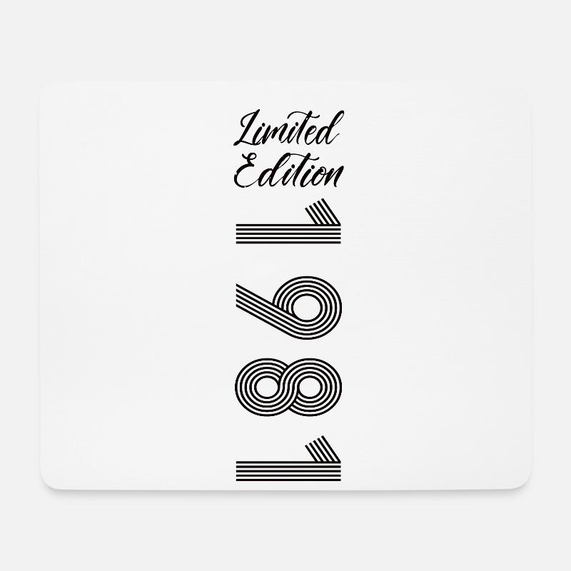 Limited Edition 1981 - Mousepad (Querformat) - Weiß
