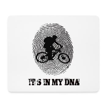 Mountainbike Its In My Dna - Mousepad (Querformat) - Weiß - Vorne