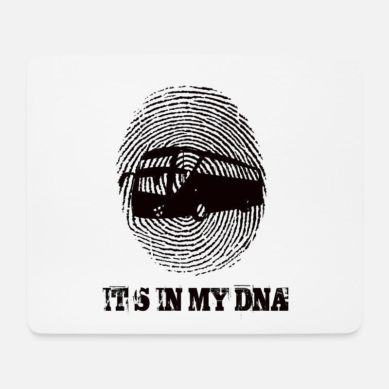 Bus Its In My Dna - Mousepad (Querformat) - Weiß