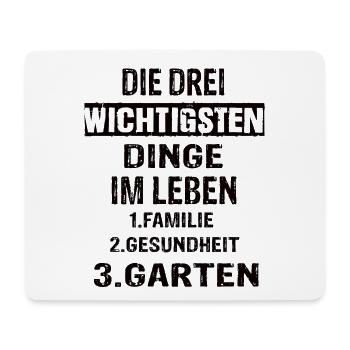 Garten - Mousepad (Querformat) - Weiß - Vorne
