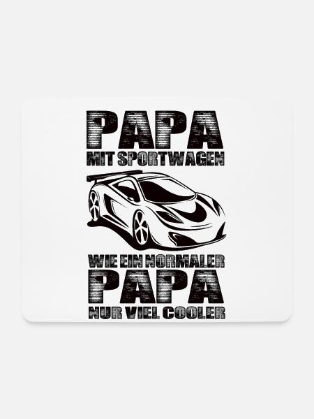 Sportwagen - Mousepad (Querformat) - Weiß