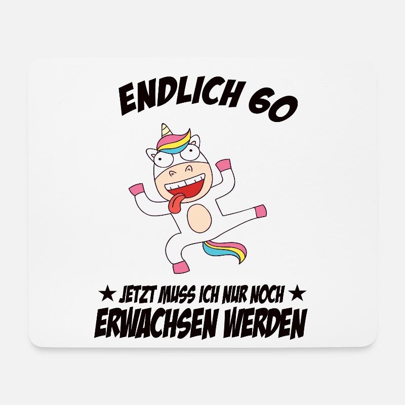 60 Geburtstag Positive Sprüche Zum 60 geburtstag - Mousepad (Querformat) - Weiß