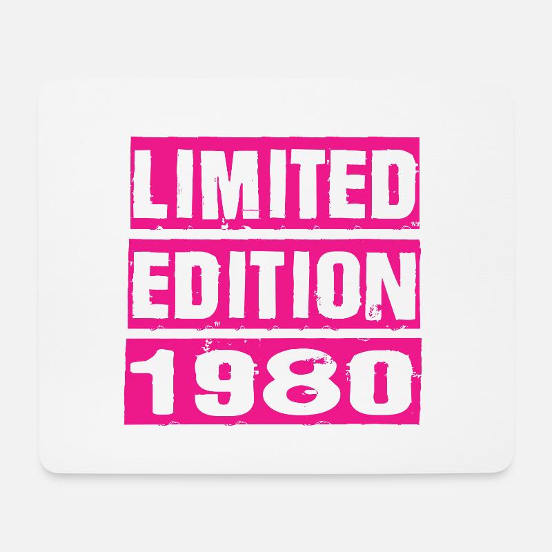 Limited Edition 1980 - Mousepad (Querformat) - Weiß