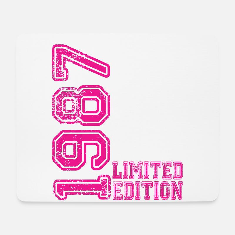 Limited Edition 1987 - Mousepad (Querformat) - Weiß