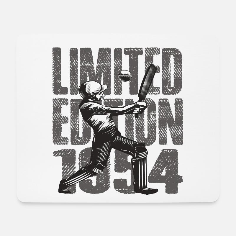 Limited Edition 1954 Limited Edition Cricket - Mousepad (Querformat) - Weiß