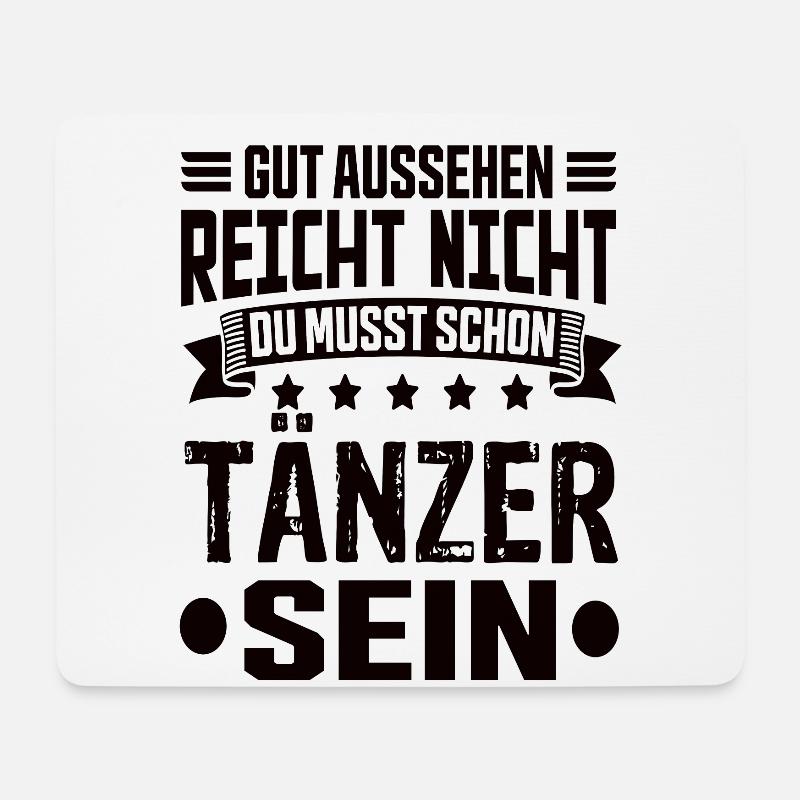 Tänzer - Mousepad (Querformat) - Weiß