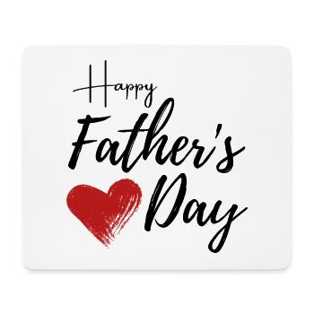 Happy Father’s Day - Tapis de souris (format paysage) - blanc - Devant